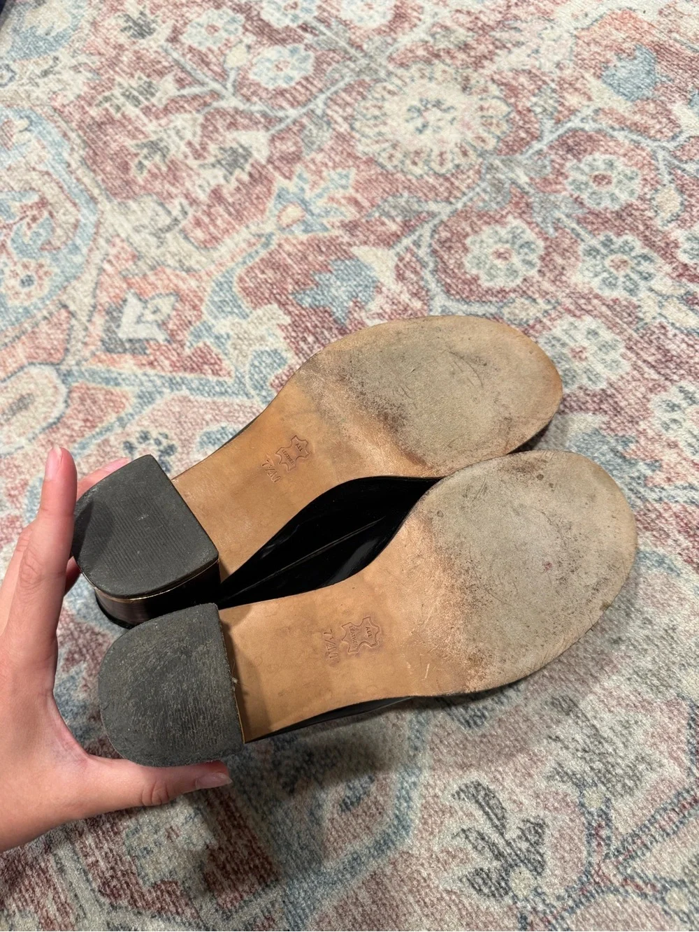 Tory Burch Black Patent Leather Penny Loafers